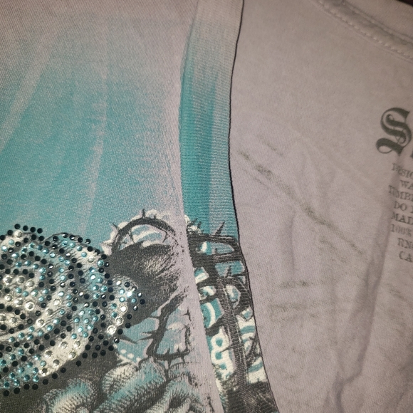 Bejeweled sinful womens t-shirt - Picture 8 of 8